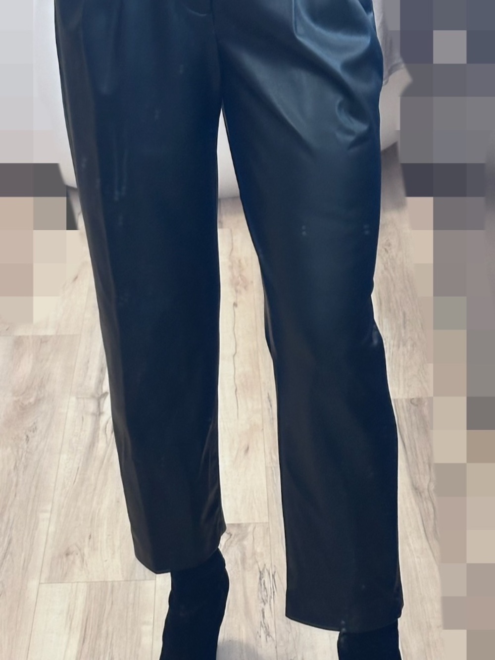Zara faux leather pants